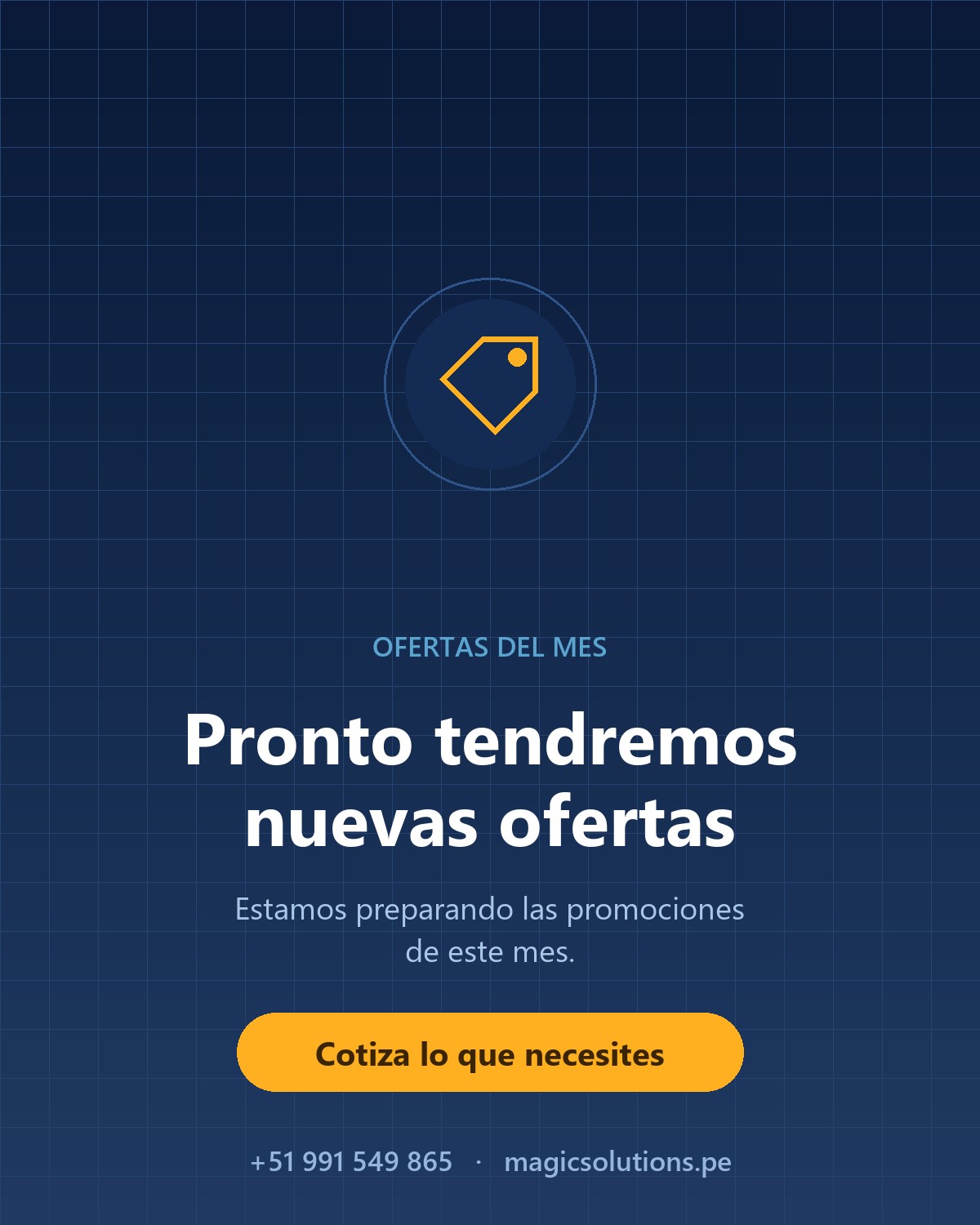 Proximamente nuevas ofertas